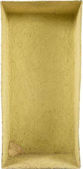 Mit Schwefel überzogene Zinkkiste (tamponierte Ecke)