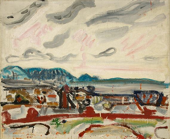 Schneeschmelze by Max Gubler, 1949