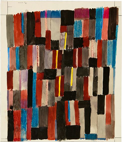 In der Nacht by Johannes Itten, 1963