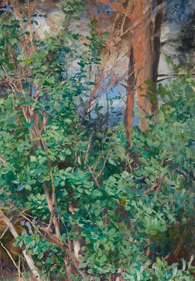 Vårgrönska by Bruno Liljefors