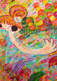 Ayako Rokkaku: Bright wind, another step - Galerie Delaive