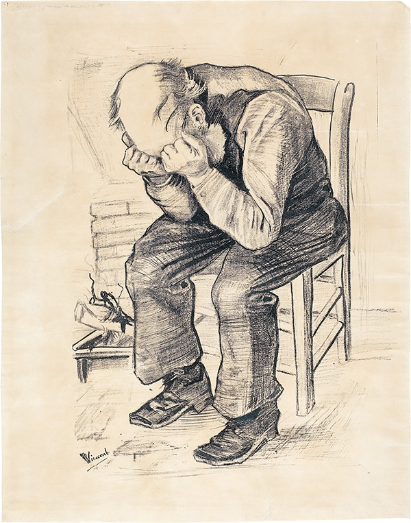 Van Gogh Vincent Vieil ouvrier pleurant An der Schwelle der Ewigkeit At eternity's gate