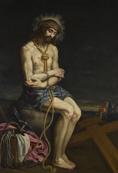 CHRIST IN CONTEMPLATION BEFORE HIS CRUCIFIXION by Vincenzo Carducci