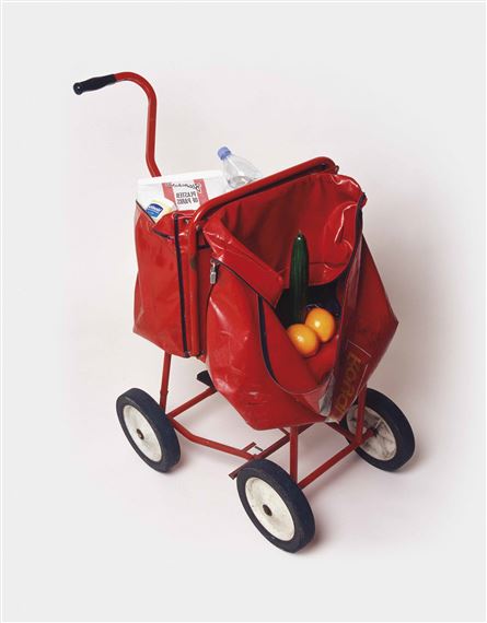 Papa's got a Brand New Bag (Spike) by Sarah Lucas, 1999