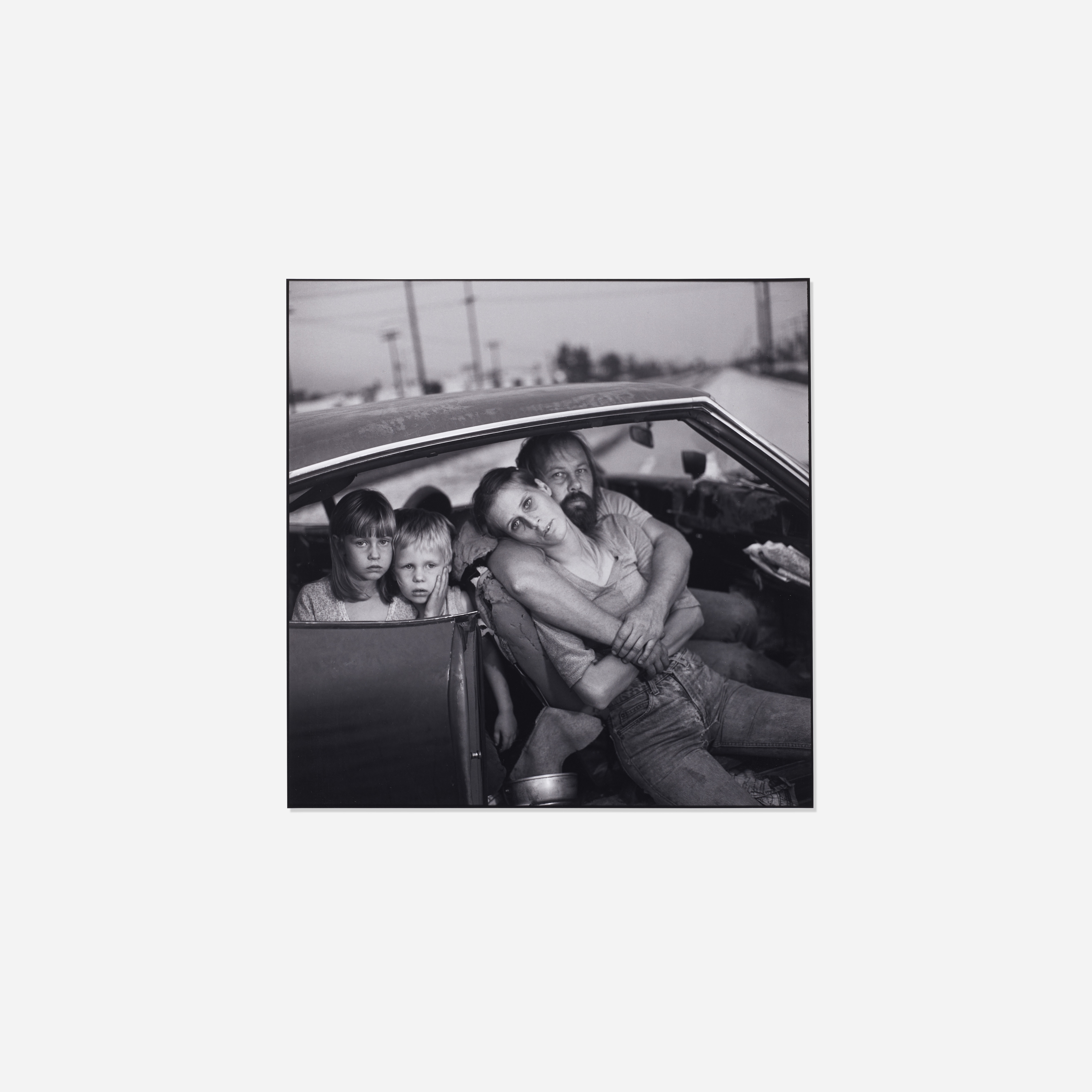 The Damm Family in their Car by Mary Ellen Mark, 1987 / 1992