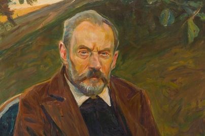 Male portrait by Gustaw Pilatti