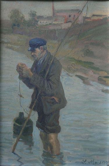 Wedkarz by Salomon Meisner