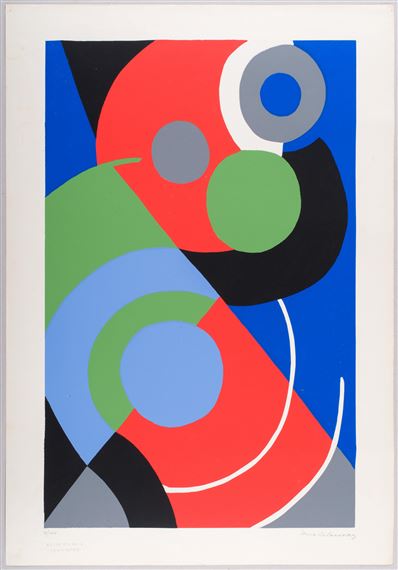 No Title by Sonia Delaunay, 1957