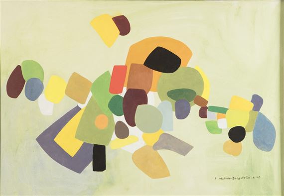 Globe and Space by Ernst Mether-Borgström, Circa 1960's