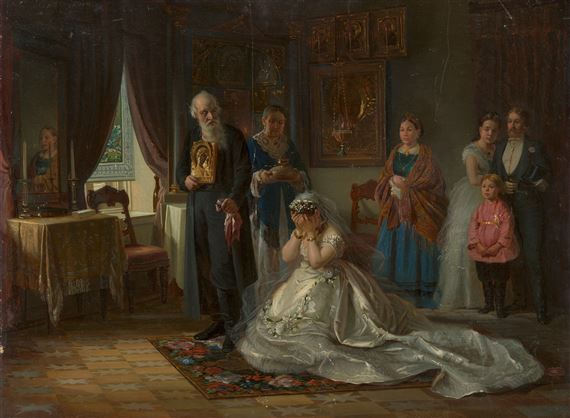 Wedding Blessings by Firs Sergeevich Zhuravlev