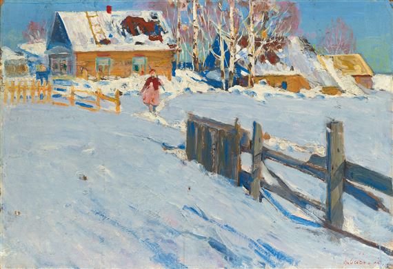 Frosty Day by Nikolai Nikolaevich Baskakov, 1978