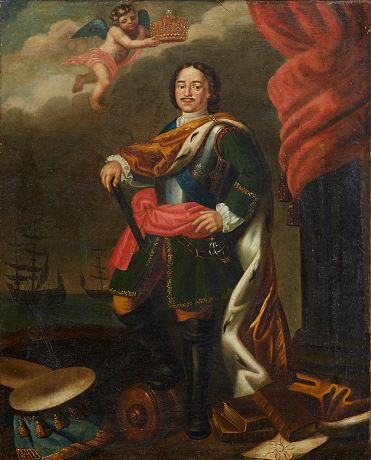 Russian School, 17th Century | Portrait of Peter I called Peter the ...