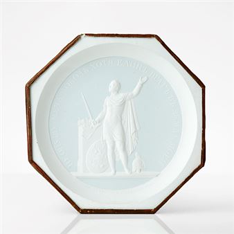 Medallion with Tsar Alexander I of Russia as a triumphalist after the Fosterian War - Ivan Anfimovich Shilov 