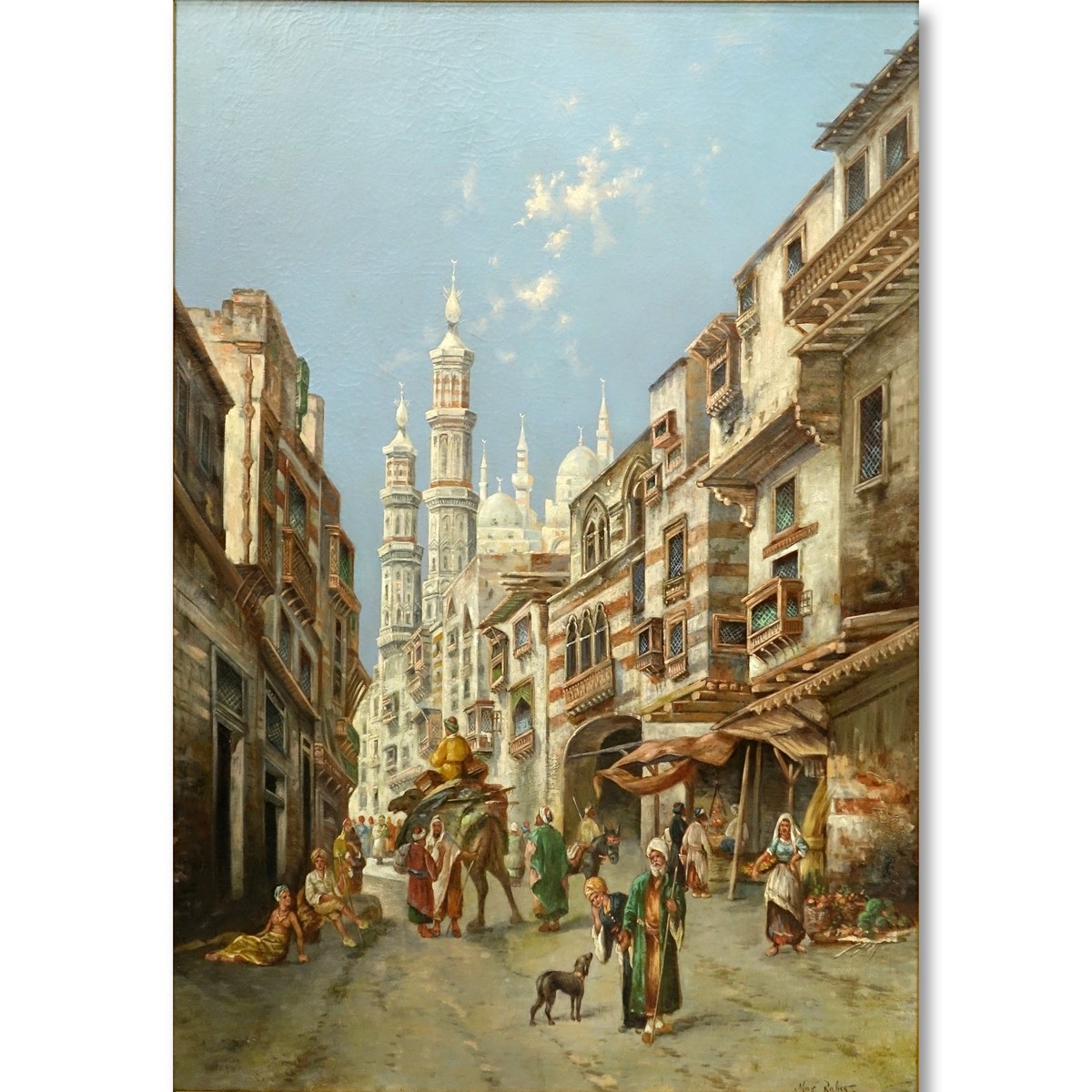 Max Rabes | Street Scene in Cairo | MutualArt
