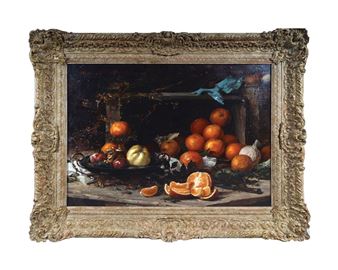Still life of oranges - Thérèse Moreau de Tours