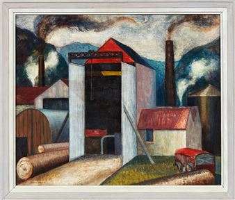 Timber Mill Near Rotorua - John Tole