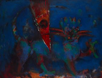 Blue window - Mammed Safarougli