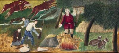 Jagdszene by Adalbert Trillhaase