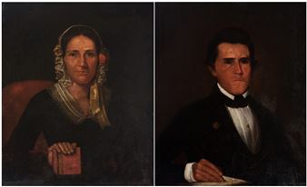 Pair of Samuel Shaver Portraits - Samuel Shaver