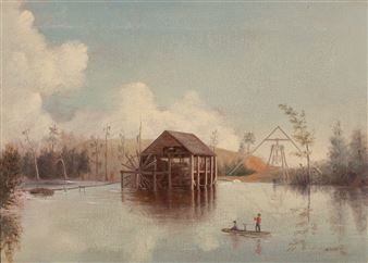 Southern Swamp Scene - John Malambre