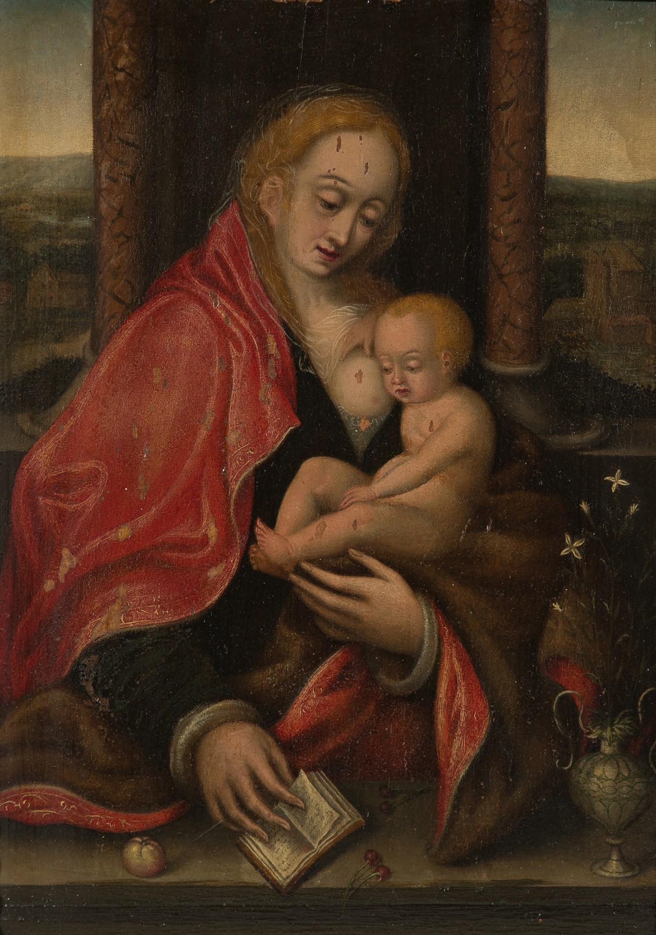 Hispano-Flemish School, 16th Century | Madonna and Child | MutualArt
