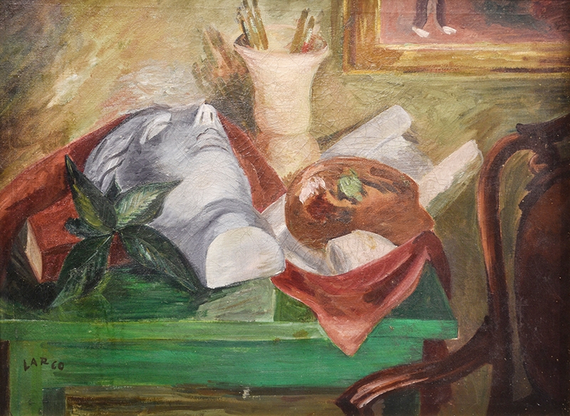 Artwork by Jorge Larco, Naturaleza muerta, Made of Oil on canvas