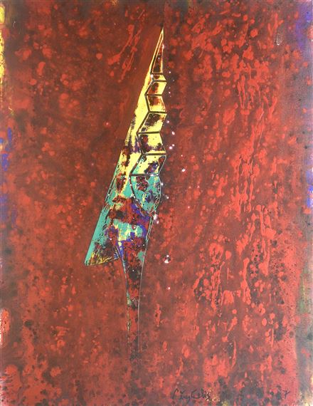 El gallo de Brancusi by Pérez Celis, 2007