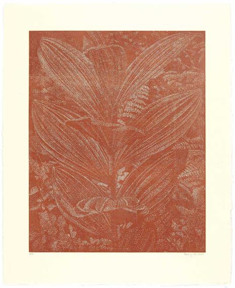 Gelber Enzian (Vermilon) by Franz Gertsch, 2003