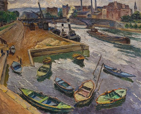 Pe´niches sur la Seine by Maria-Mela Muter, Circa 1925
