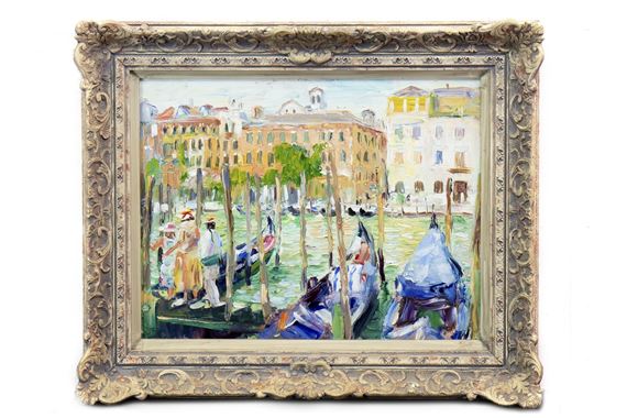 John Ross | ON THE CANAL, VENICE (1989) | MutualArt