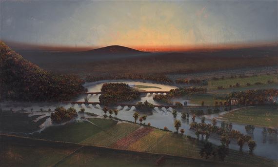 Stephen Hannock: The Oxbow, from Thomas Cole to Alfred Hitchcock - Marlborough, London