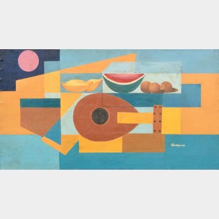Mario Carreño | CUBISM FRUTAS (1944) | MutualArt