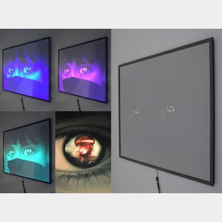 Artwork by Park Daecho, BOOM BOOM 2008 Light Box Photograph, Made of mixed media photograph transparency with lighting and color change components