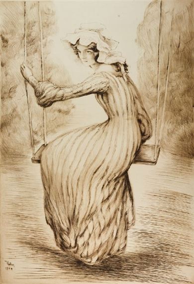 L?ESCARPOLETTE by Alfredo Muller, 1904