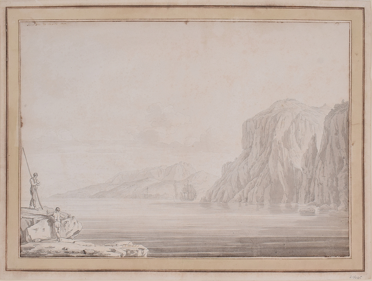 Jacob Philippe Hackert | Sur l’Isle de Capri (1770) | MutualArt