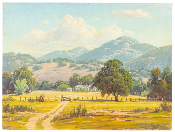 Ranch in foothills by Paul Grimm