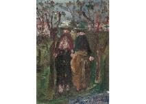 Deux personnages by Maurice Utrillo, circa 1938-1939