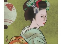 Artwork by Meiji Hashimoto, Festival, Made of ink and color on paper