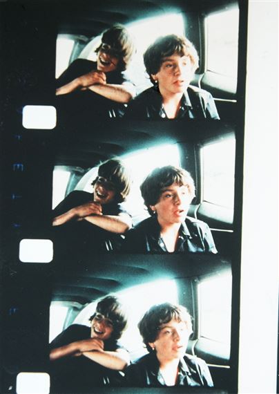 John & Anthony were very bad that day by Jonas Mekas, august 1972, printed 1999