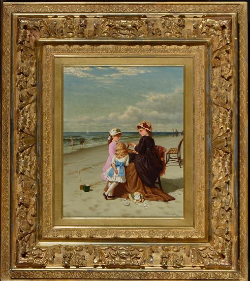 By the Seaside by Samuel S. Carr, 1881