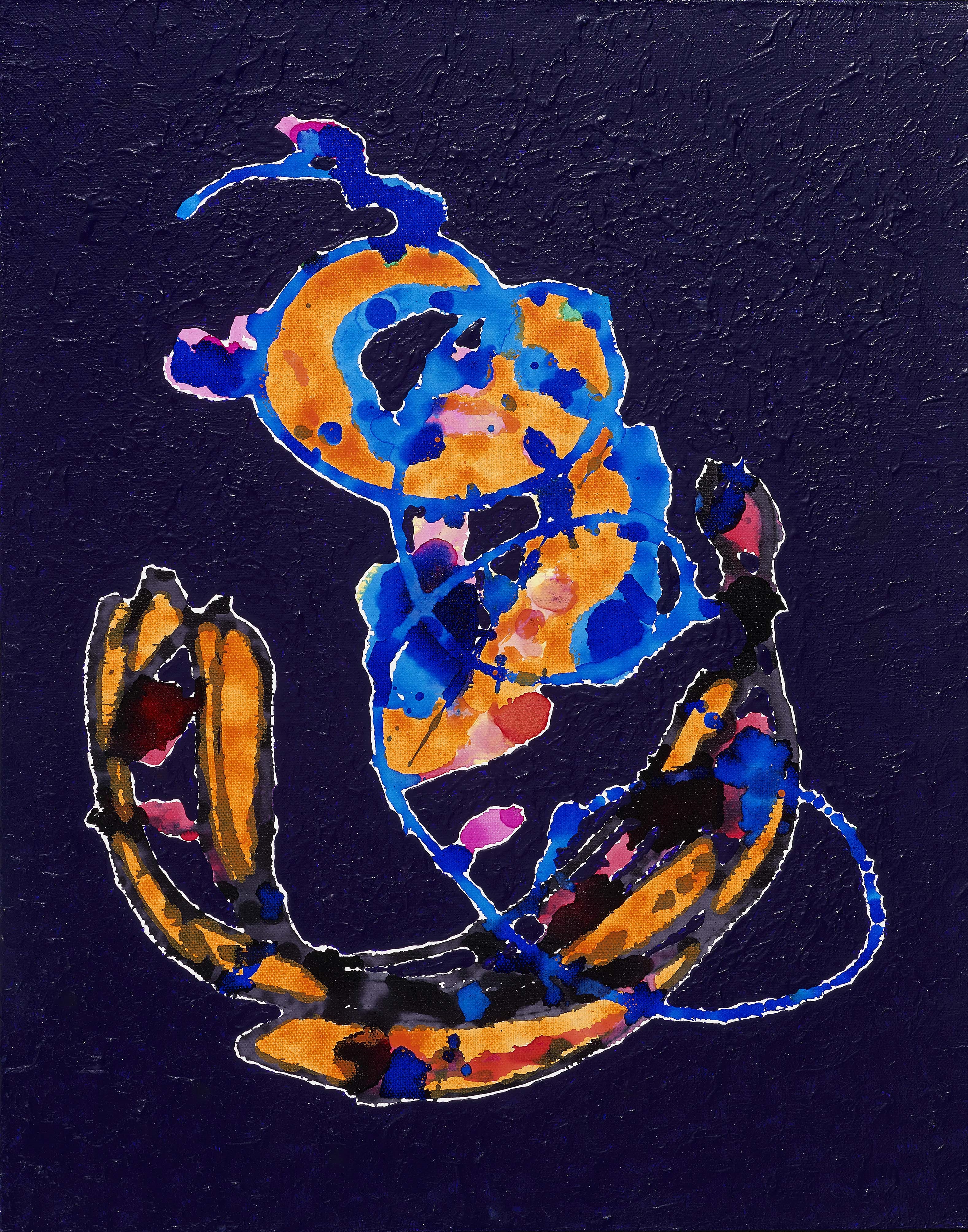 Artwork by Rolf Sellmann, c.w.o.2, Made of mixed technique on canvas