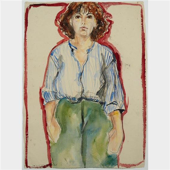 Sweatpants and Striped Shirt by Lynn Donoghue