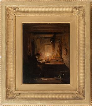 Rembrandt in his Studio - Gustave Ricard