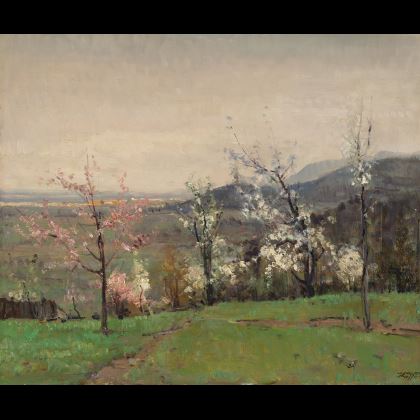 Primavera sulla collina torinese by Carlo Musso