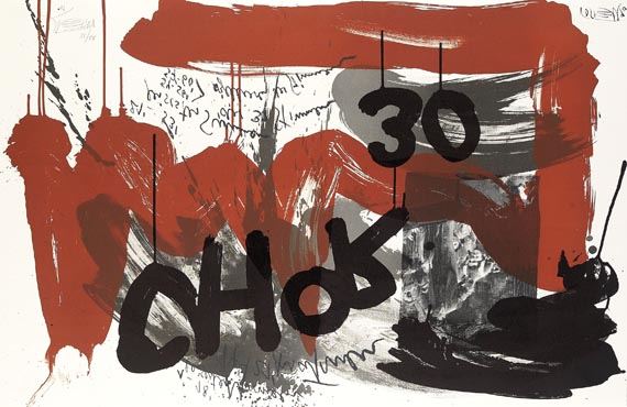 2 Bll. aus: Le cri by Wolf Vostell, 1990