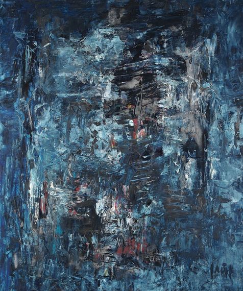 o.T. (2-11-57-1) by Winfred Gaul, 1957