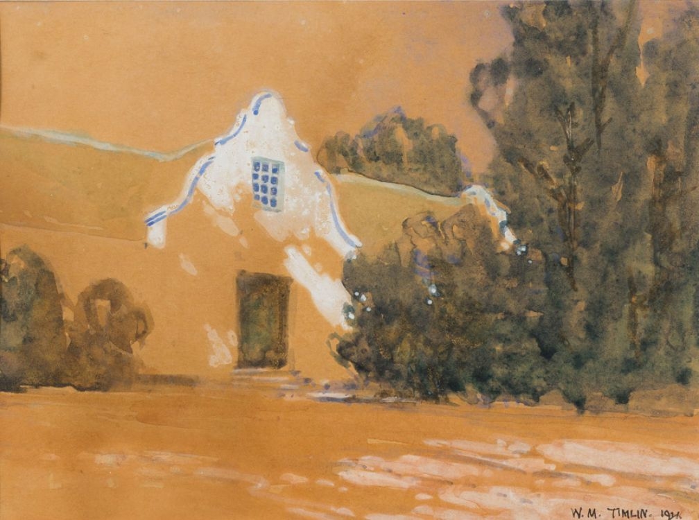 Cape Dutch Homestead by William Mitcheson Timlin, 1921