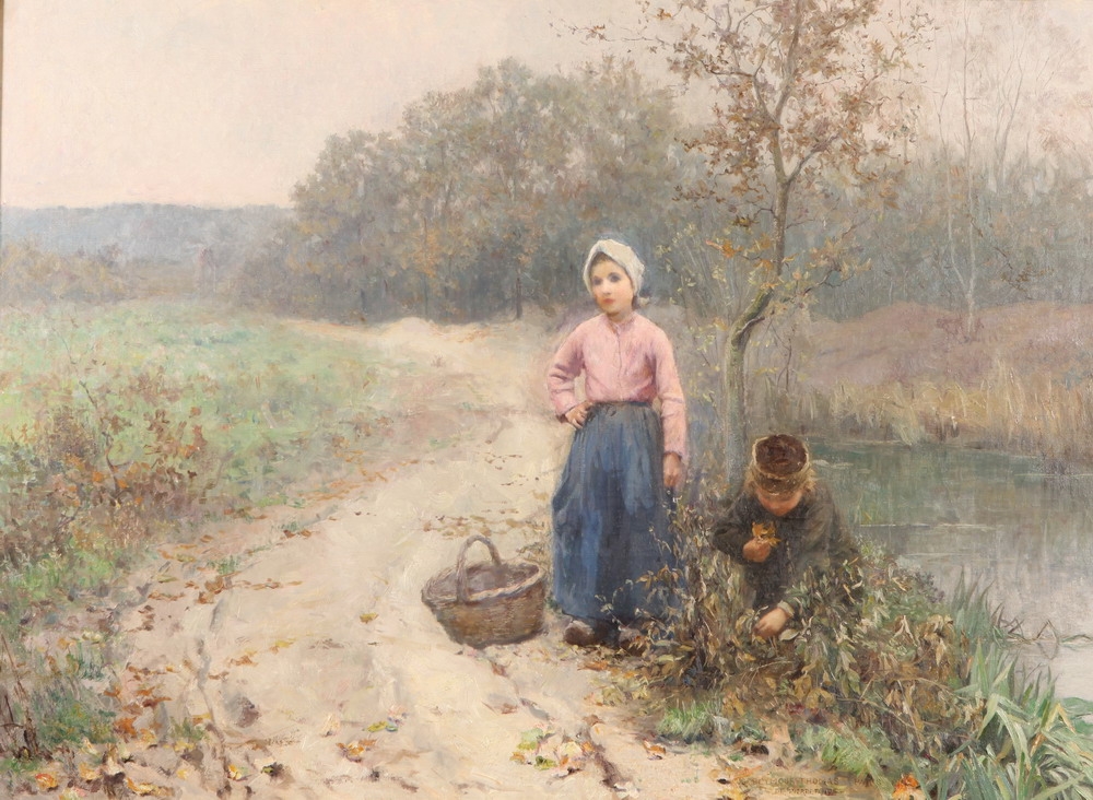 Artwork by Stephen Thomas, Retour du Bots, Made of Oil on canvas