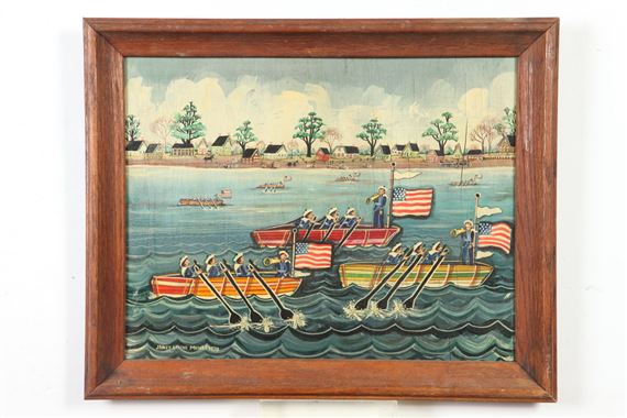 The Rowboat Ralley or the Race on July 4th by Janet Munro