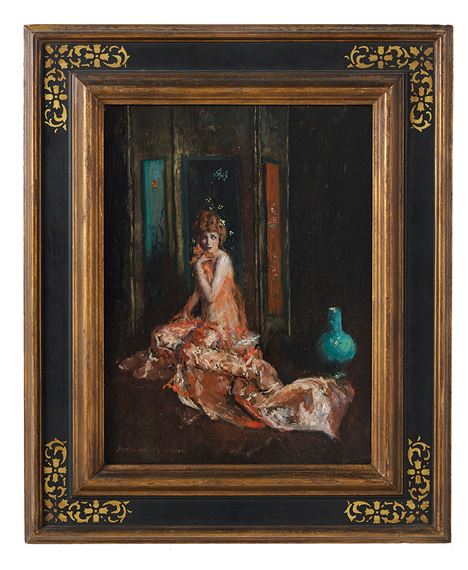 Model in an Exotic Costume by Indiana Gyberson